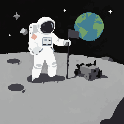 Moonwalk paint-by-number coloring picture